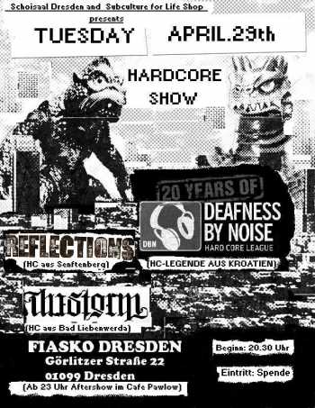 DEAFNESS BY NOISE, THE STORM, REFLECTIONS