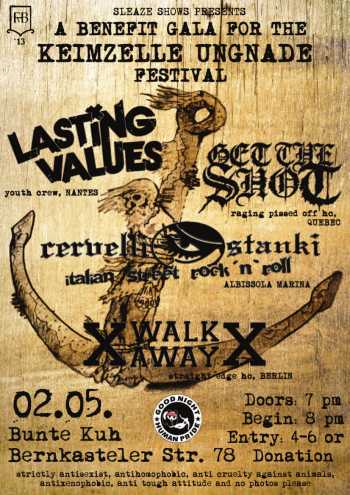 GET THE SHOT, LASTING VALUES, CERVELLI STANKI, WALK AWAY GET THE SHOT, LASTING VALUES, CERVELLI STANKI, WALK AWAY