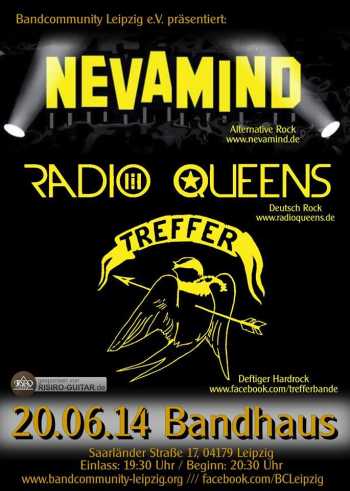 NEVAMIND, RADIO QUEENS, TREFFER NEVAMIND, RADIO QUEENS, TREFFER