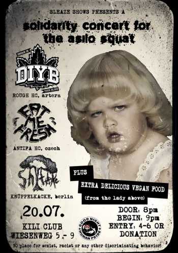 EAT ME FRESH, BOMB OUT, DROWN IN YOUR BLOOD, SHITAKE