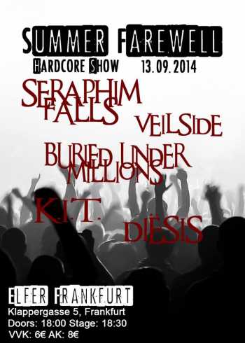 SERAPHIM FALLS, VEILSIDE, BURIED UNDER MILLIONS, DIESIS, KIT