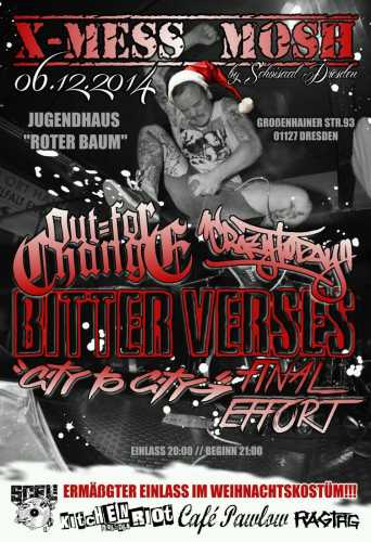 BITTER VERSES, CITY TO CITY, CRAZY TODAY, OUT FOR CHANGE, FINAL EFFORT