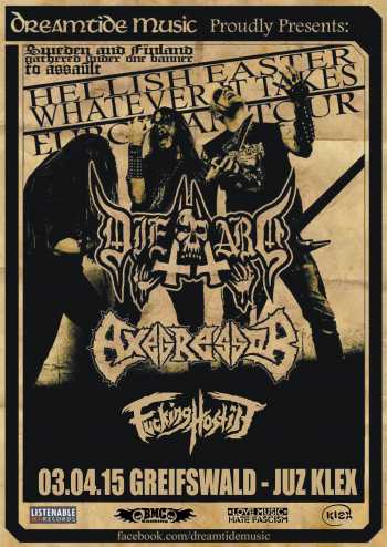 DIE HARD, AXEGRESSOR, FUCKING HOSTILE