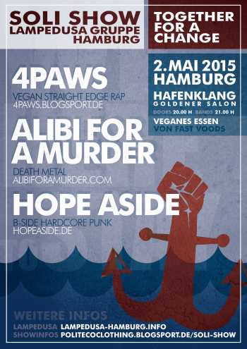 4PAWS, ALIBI FOR A MURDER, HOPE ASIDE