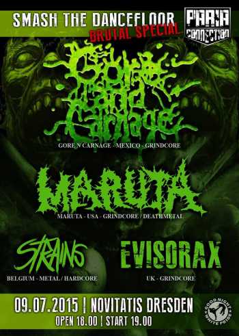 GORE N CARNAGE, MARUTA, STRAINS, EVISORAX