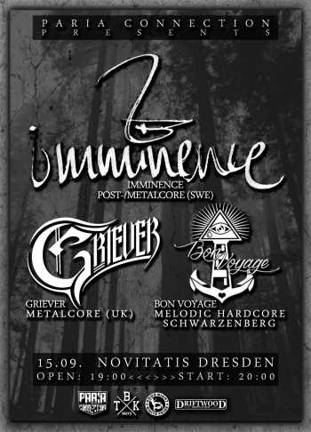 IMMINENCE, GRIEVER, BON VOYAGE IMMINENCE, GRIEVER, BON VOYAGE